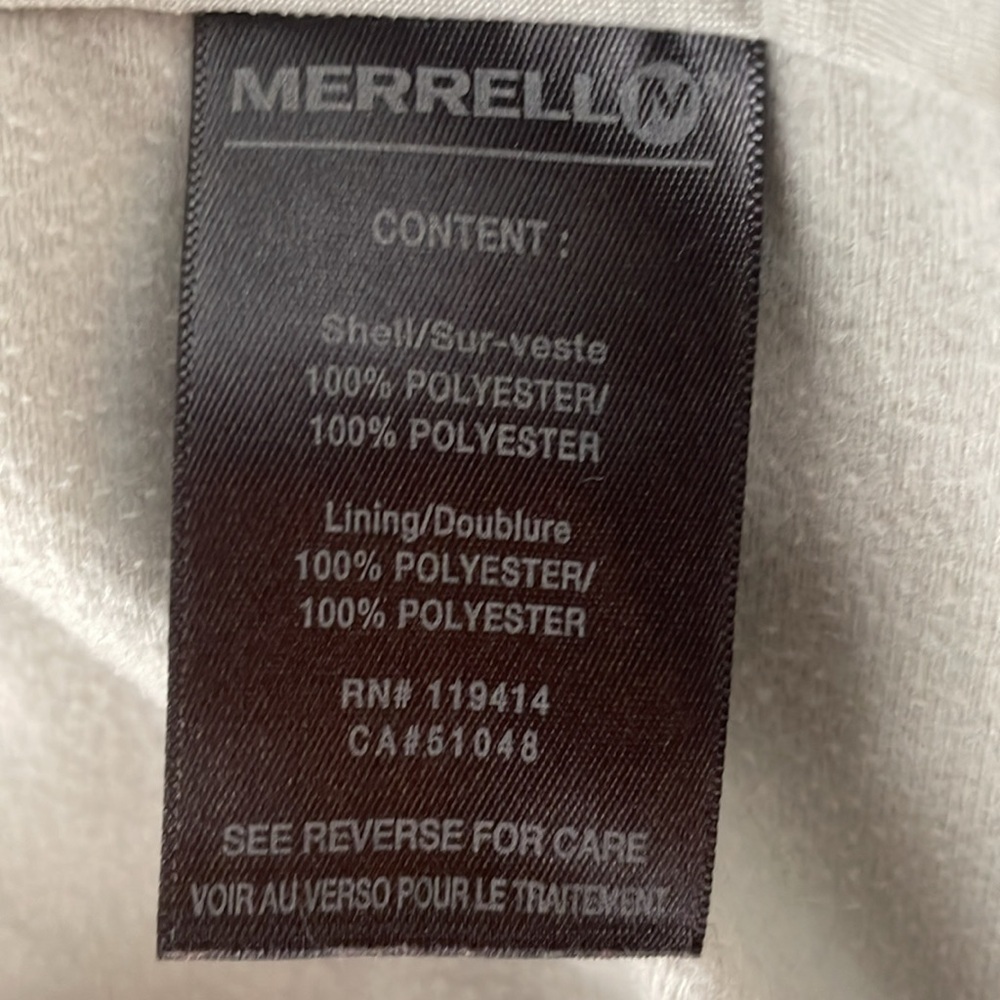 Merrell Lightweight Jacket Size Large - Picture 11 of 12
